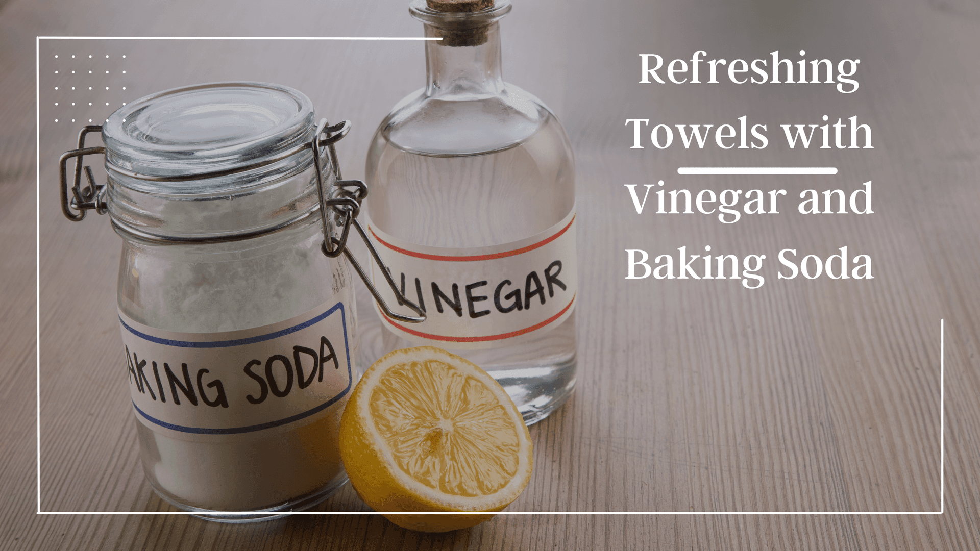 Remove Mildew Smell from Towels with Vinegar