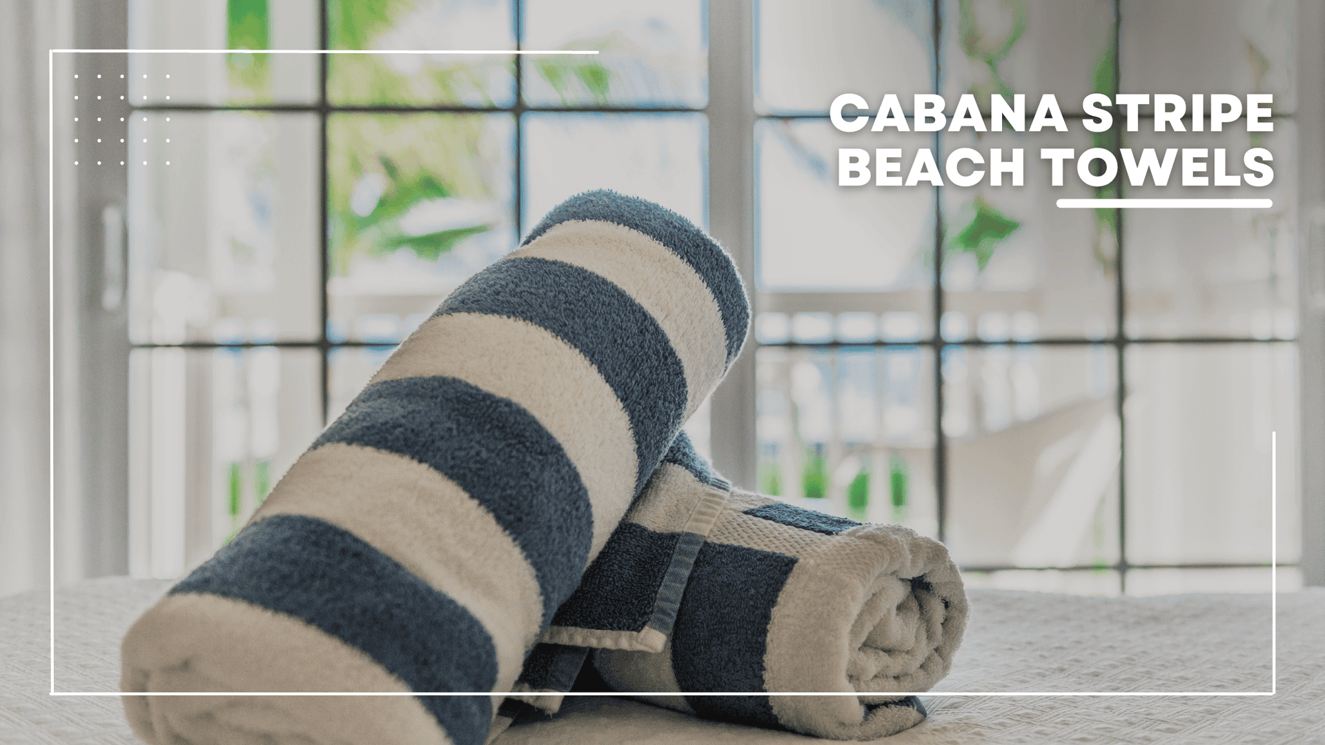 Experience Luxury Beach Comfort with Cabana Stripe Towels