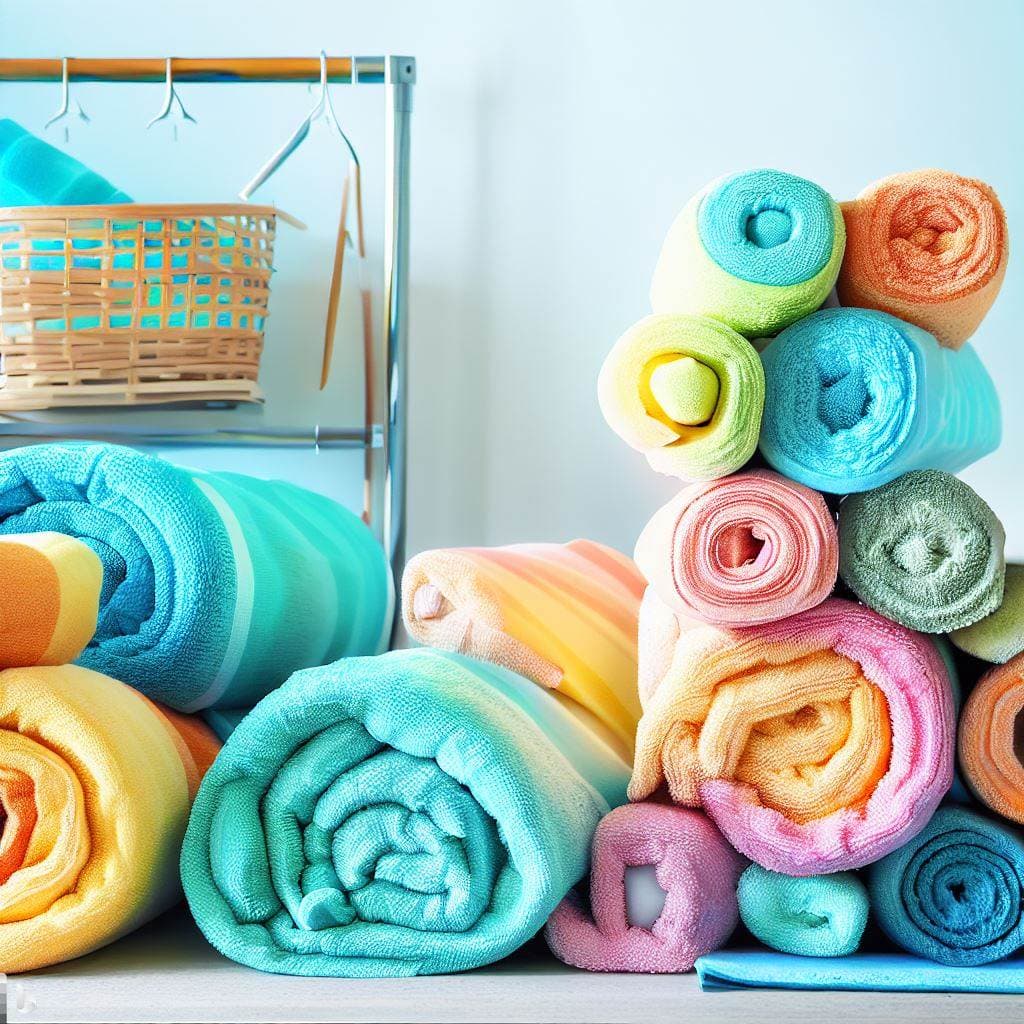 How To Roll Towels To Save Space