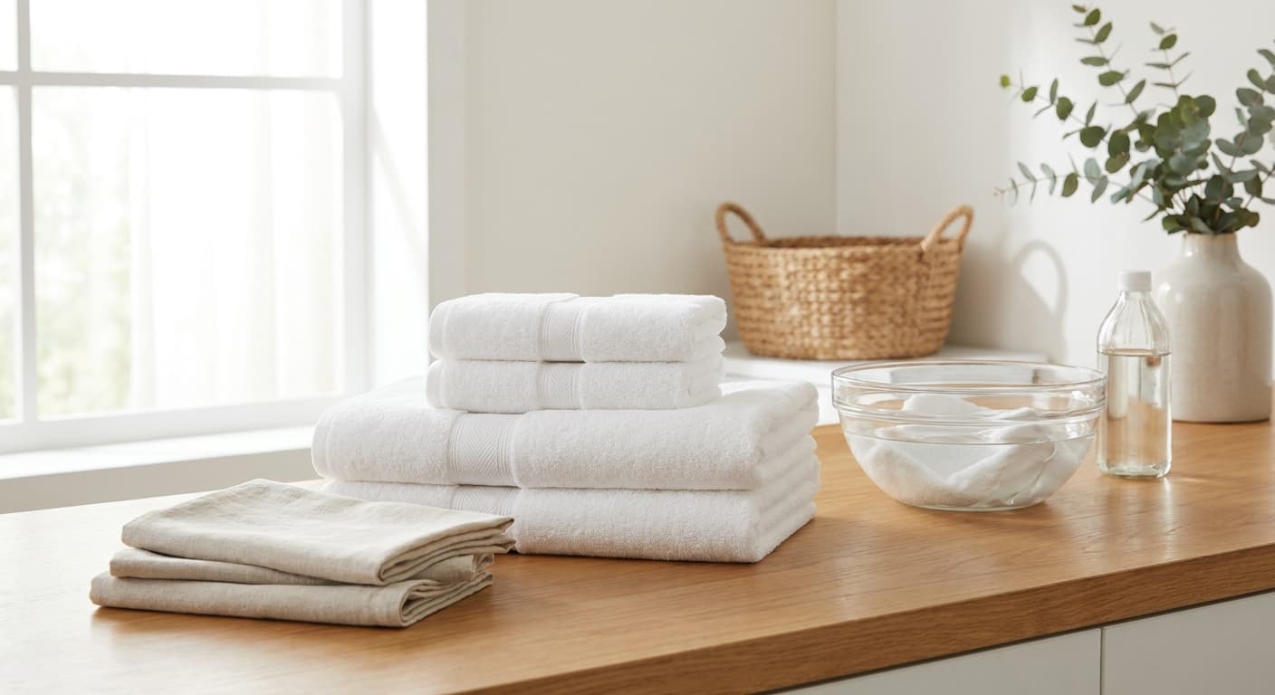 Soak Towels in Vinegar Overnight: Commercial Cleaning Guide