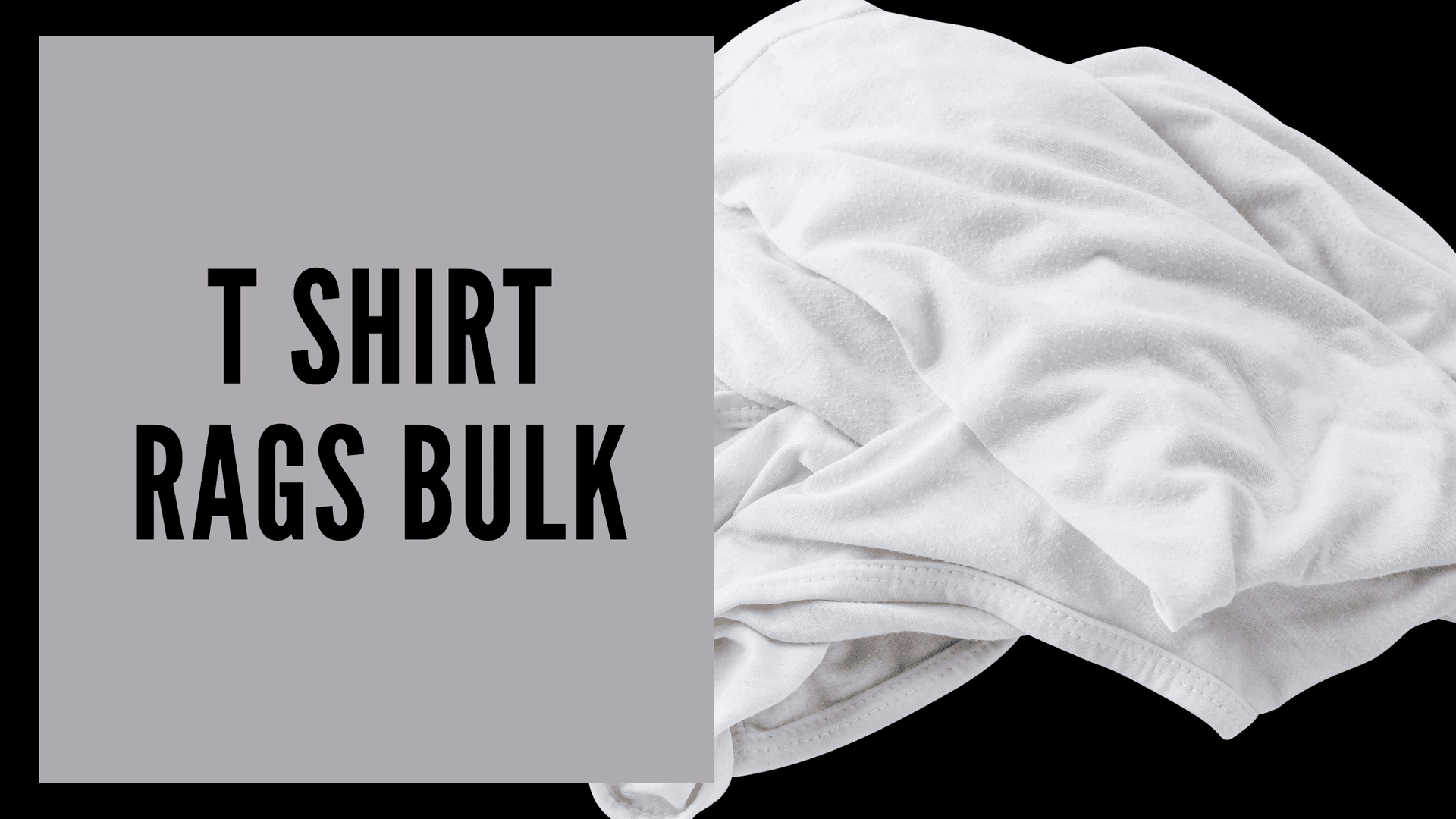 T-Shirt Rags: Eco-Friendly Cleaning Applications