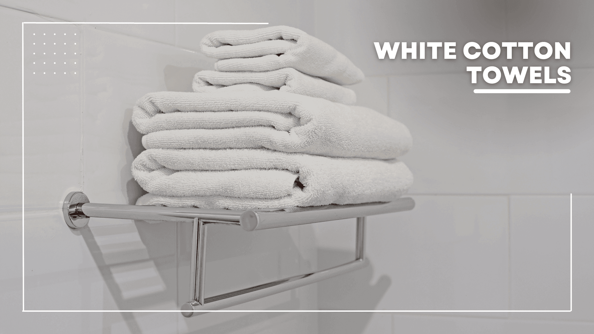 White 100% Cotton Towels: Comfort and Luxury