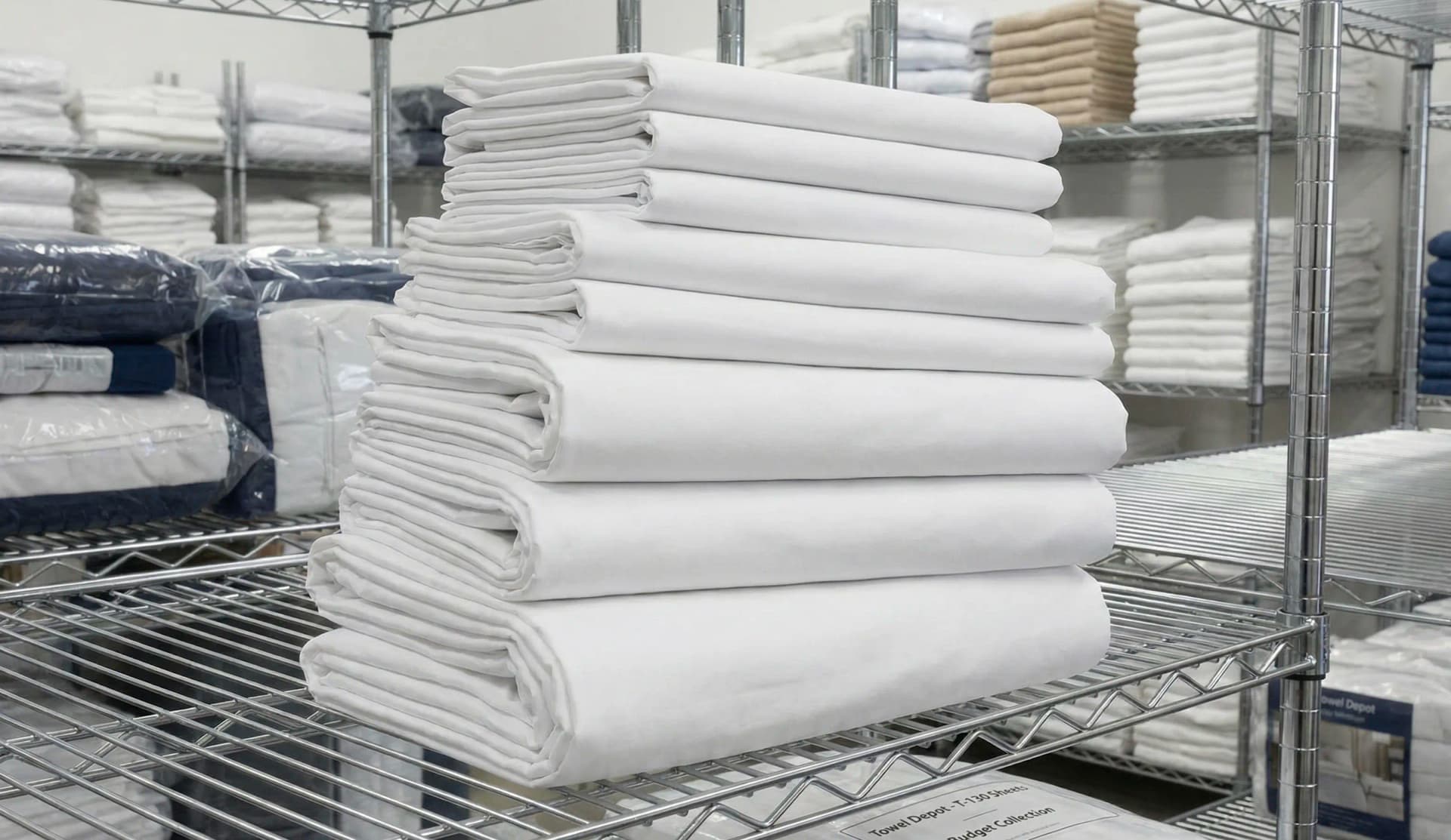 T-130 Economy Sheets Collection - Wholesale Hotel & Healthcare Linens