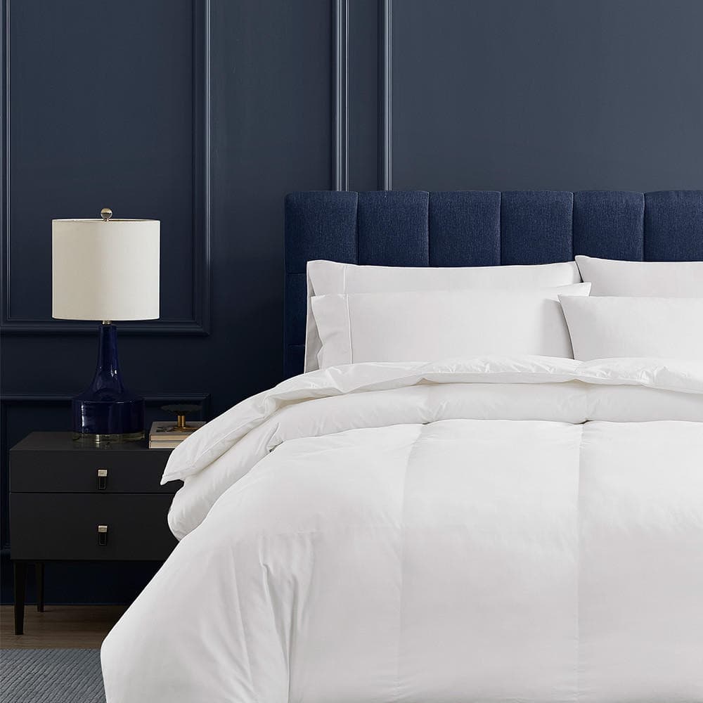 Premium Down & Feather 50/50 Pillow (White Down), Medium Support - Image 1