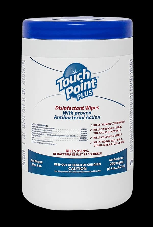 Touch Point Plus Disinfectant Wipes - 900 Wipes - Image 1