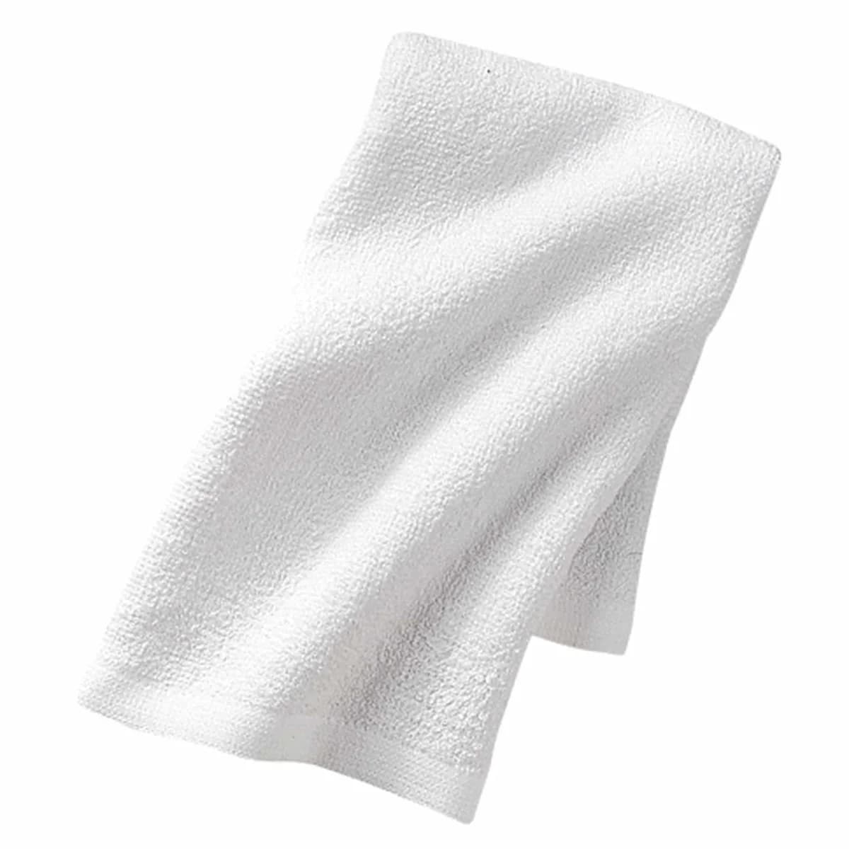 White 11x18 Terry Rally Towels Terry On Both Sides