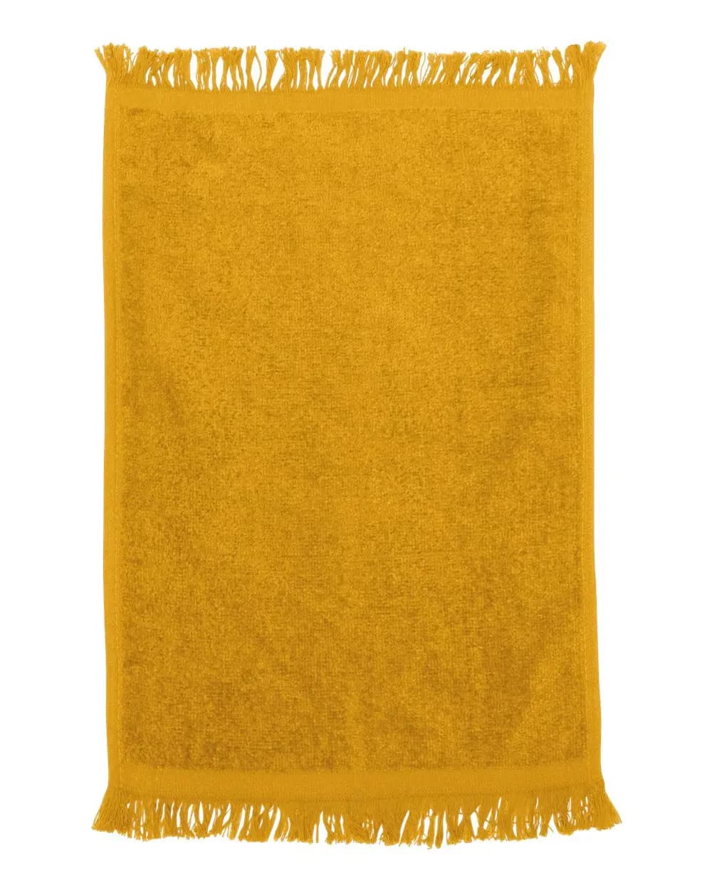 Gold Fringed Towels Fingertip | 11x18 Inches
