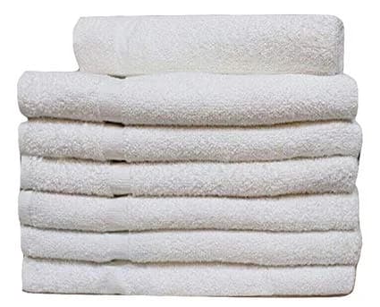 15x25 White Hand Towels 2.25 lbs (100% Cotton)