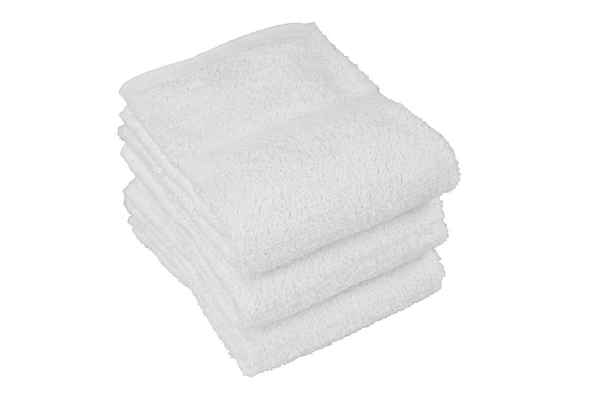 16x30 White Hand Towels 4.5 lbs 100% Cotton - Image 1