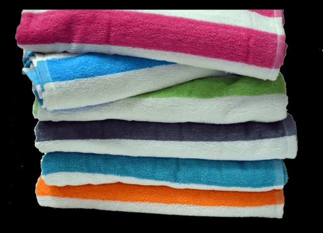 30x60 Cabana Stripe Beach Towels in 6 Colors Assortment - Image 1