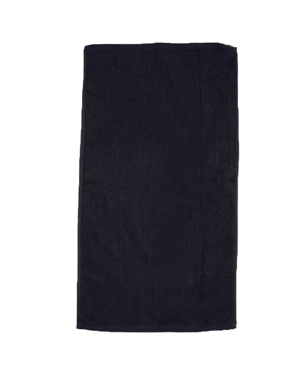30x60 Velour Beach Towels Black Color - Image 1