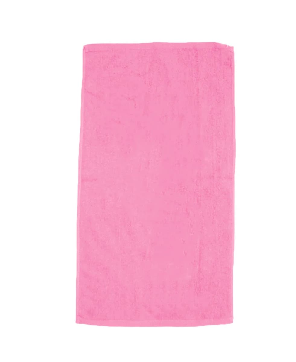 30x60 Velour Beach Towels Hot Pink Color - Image 1