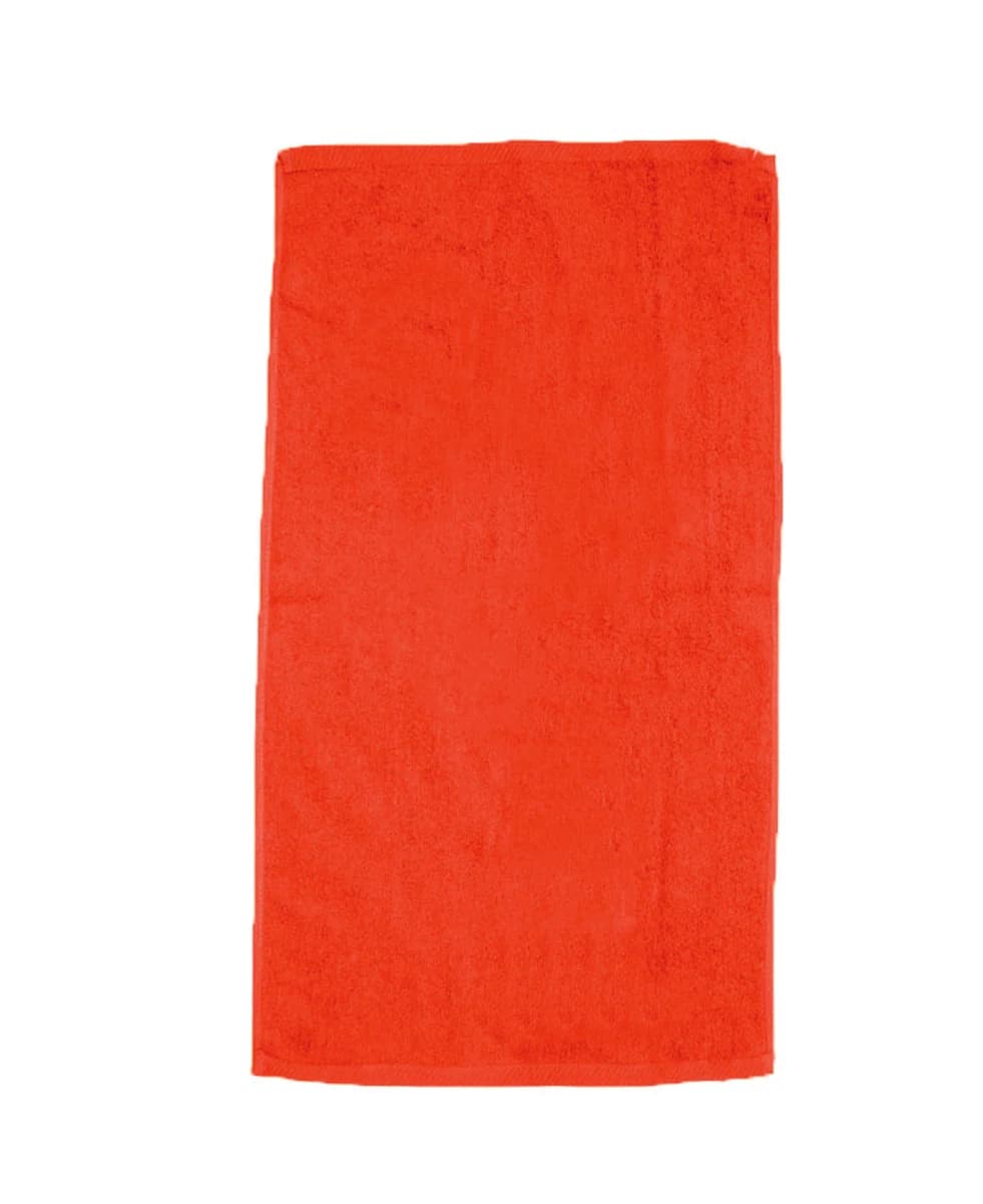 30x60 Velour Beach Towels Orange Color - Image 1