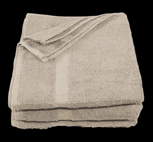 36x68 Beige Deluxe Beach Lounge Pool Towels (100% Cotton) 20.lbs - Image 1