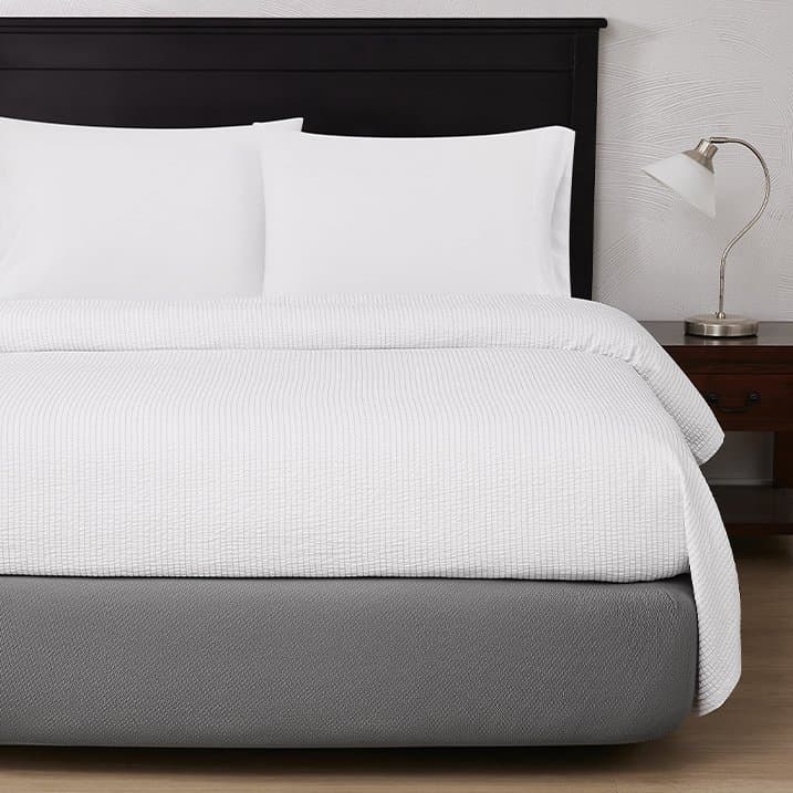 Hickory Seersucker Stripe Top Sheet