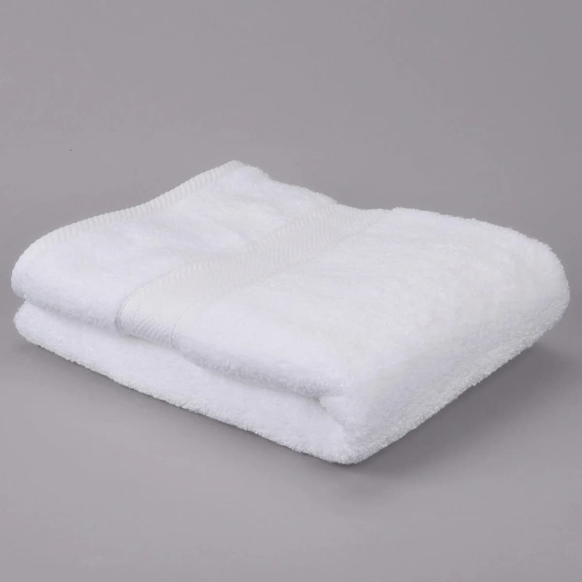 Bath Towel 27x54 (100% Cotton) Resort Collection Zero Twist w/ Dobby Border 15.5 lbs - Image 1