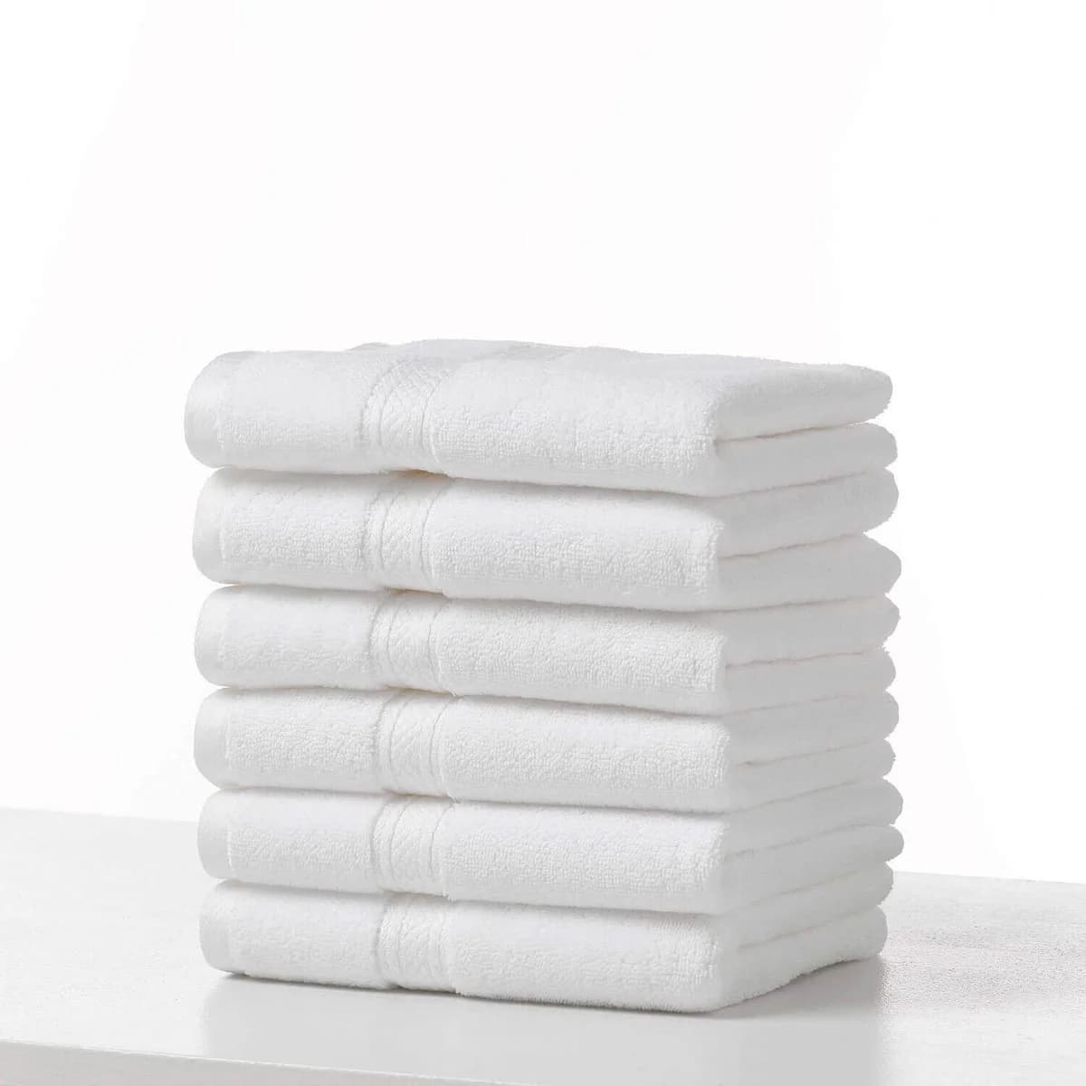 White Hair Salon Towels | Combed Cotton - 16x28