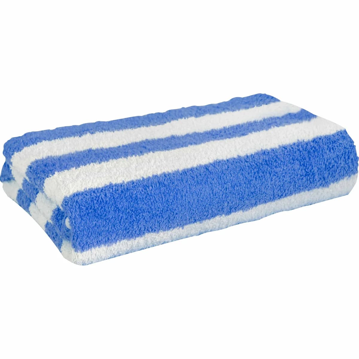 30x70 Blue Stripe Cabana Beach Lounge Pool Towels (100% Cotton) 15.lbs - Image 1
