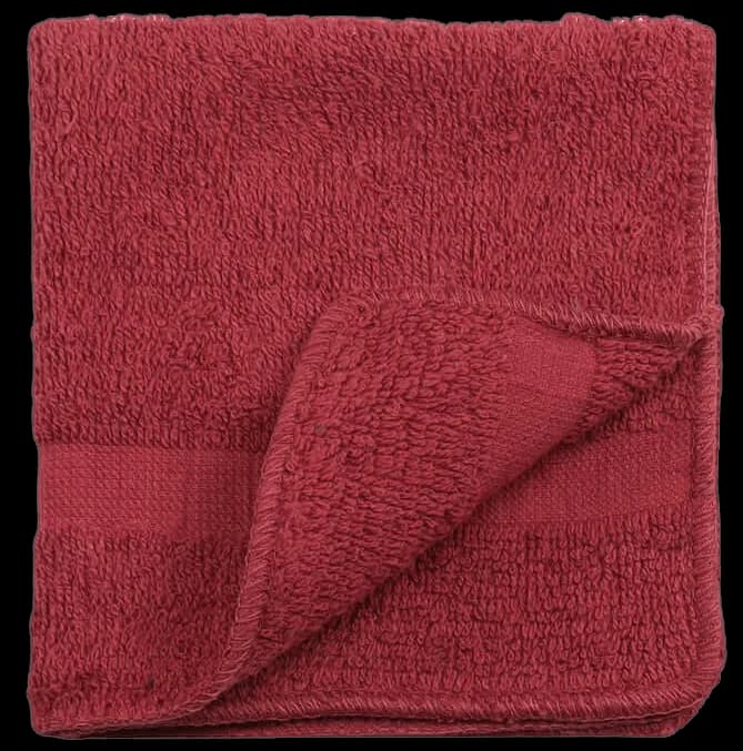 12x12 Burgundy Wash Cloths (100% Cotton) - Image 1