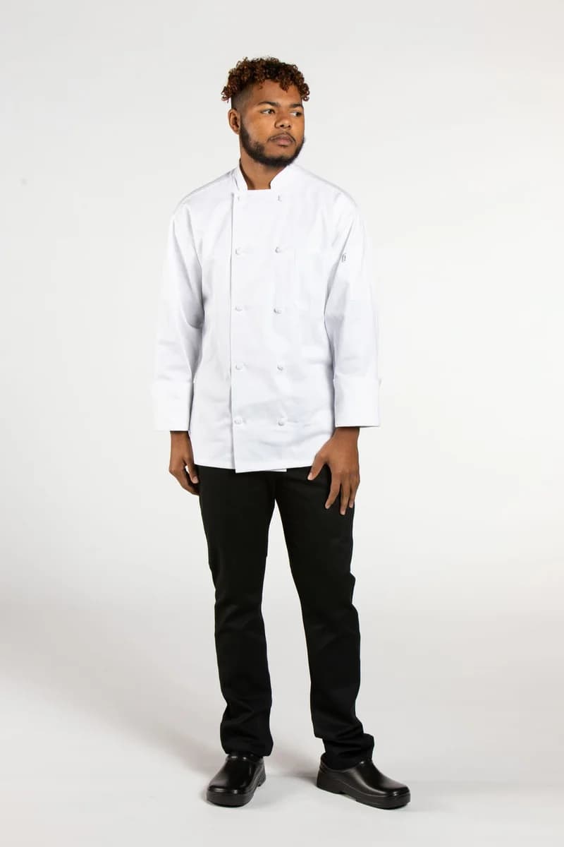 Classic Knot Chef Coat Cotton - Image 1
