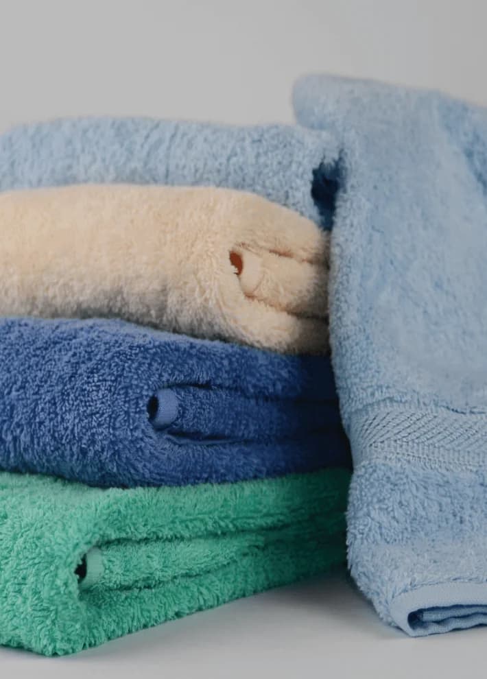 Hand Towel 16x30 Colonial Blue Color Hotel Collection 3.95 lbs - Image 1