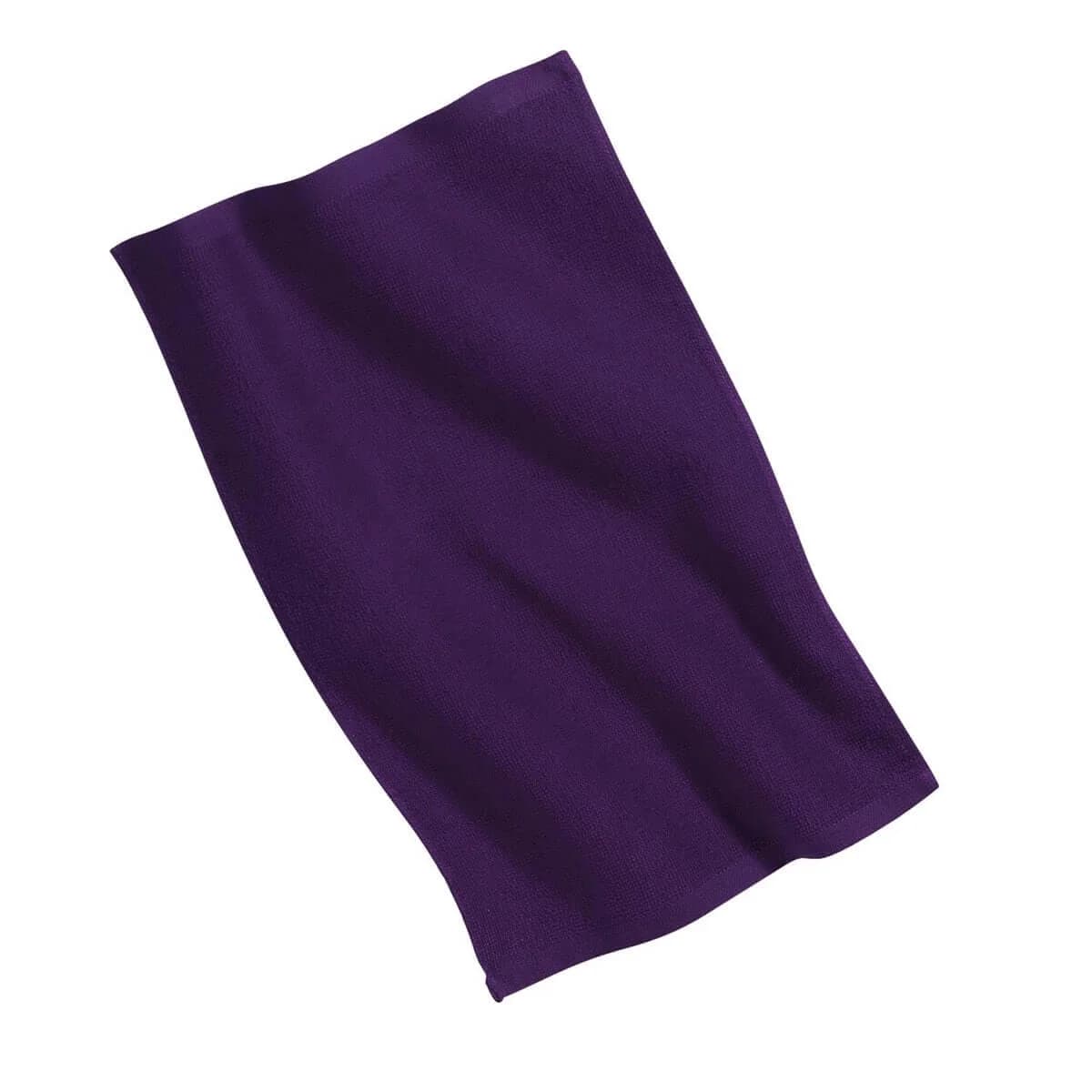 Purple 11x18 Terry Rally Towels Terry On Both Sides