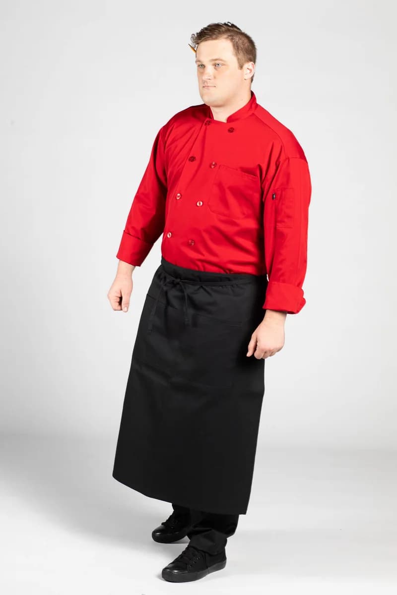 Three-Section Pocket Bistro Apron - Image 1