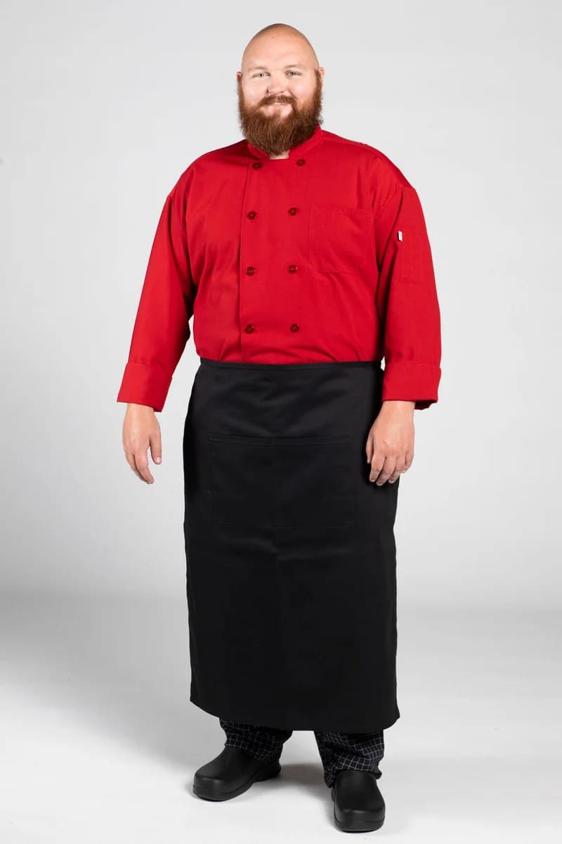 Two-Section Pocket Bistro Apron - Image 1