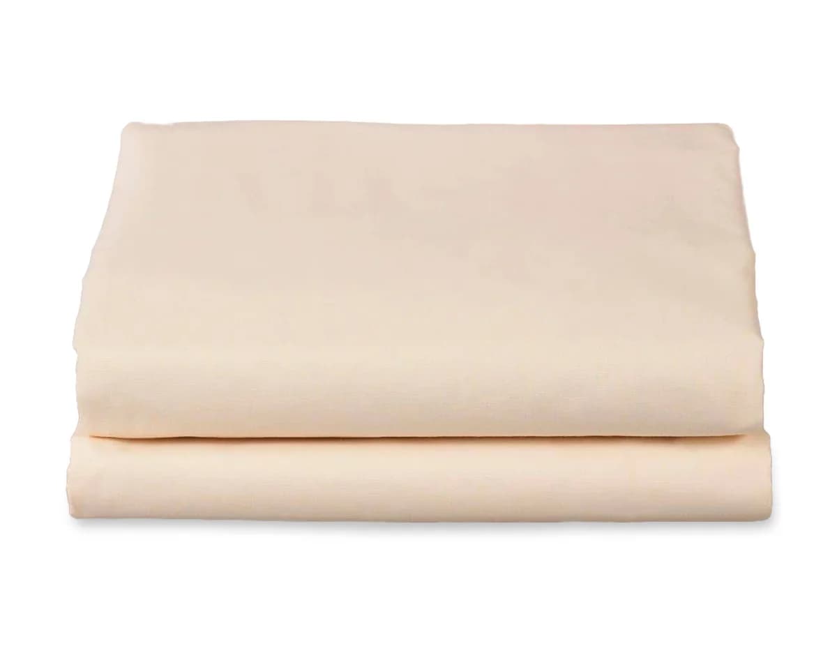 81x108 Bone Flat Sheets - Thread Count 180 - Image 1