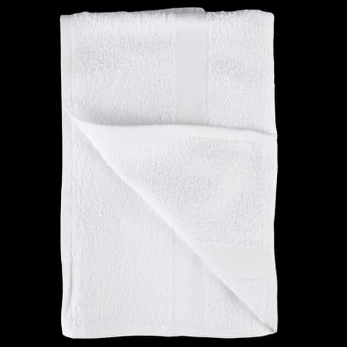 36x68 Bulk White Beach Towels (100% Cotton) 12.50 lbs - Image 1