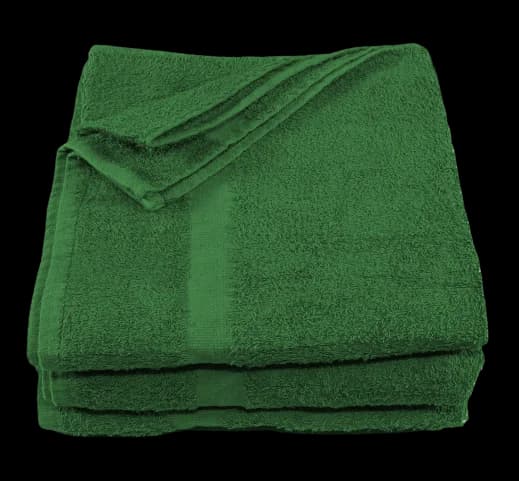 Hunter Green Beach Towels 36x68 100% Cotton 15 lbs - Image 1
