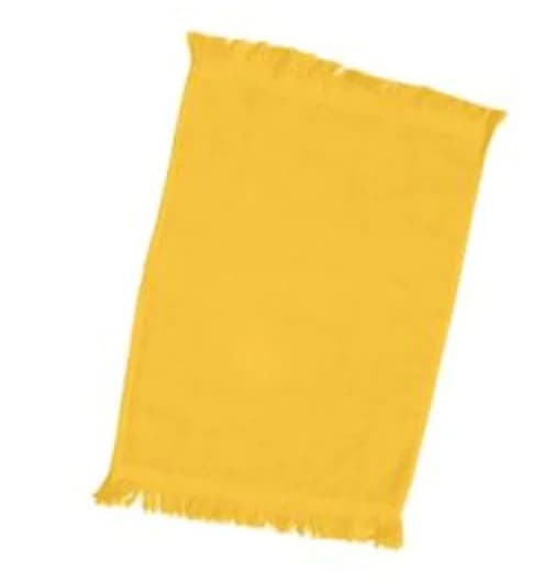 Yellow Fringed Towels Fingertip | 11x18 Inches