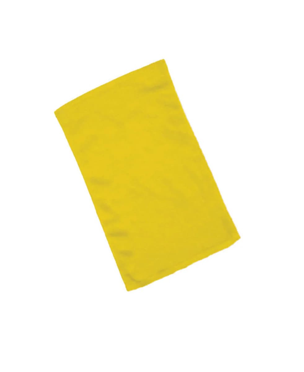 Yellow 11x18 Terry Rally Towels Terry On Both Sides