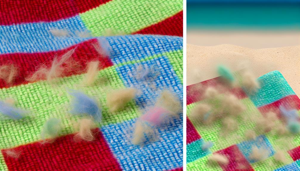 Disadvantages of Microfiber Beach Towels lint and fuzz buildup lint and fuzz buildup